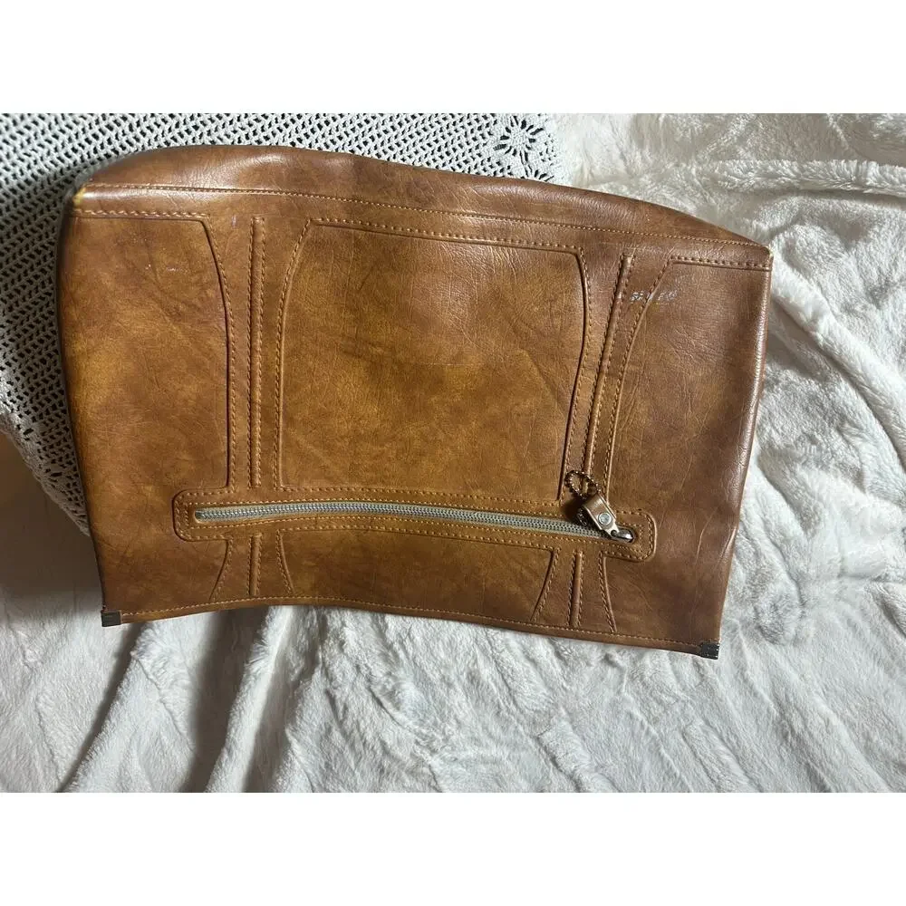 Vintage American Tourister Escort Portfolio Bag -1975 Document Briefcase Brown